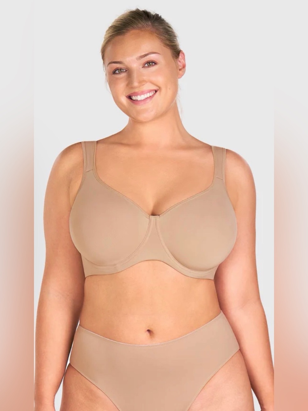 HSIA Joan Ultimate Soft T-shirt Unlined Underwire Minimizer Bra NWT
